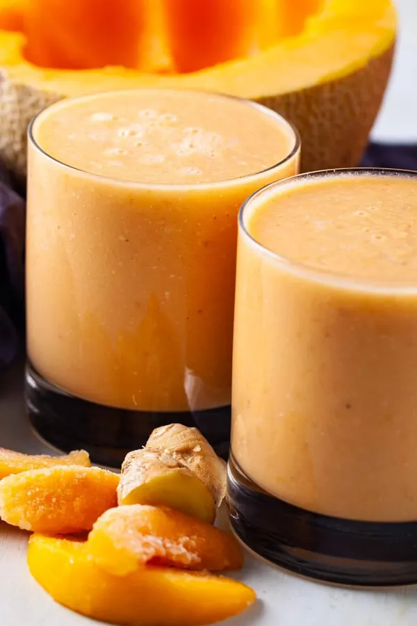Refreshing Cantaloupe Melon And Ginger Smoothie Recipe