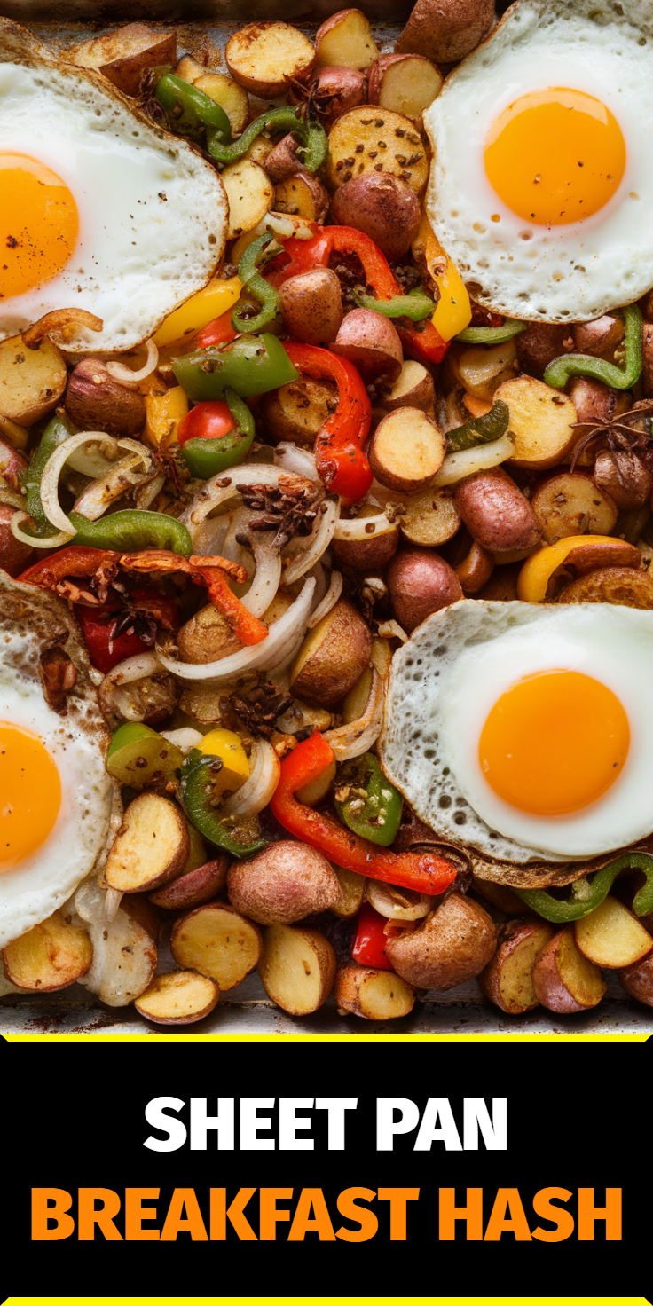 Sheet Pan Breakfast Hash Pinterest Pin