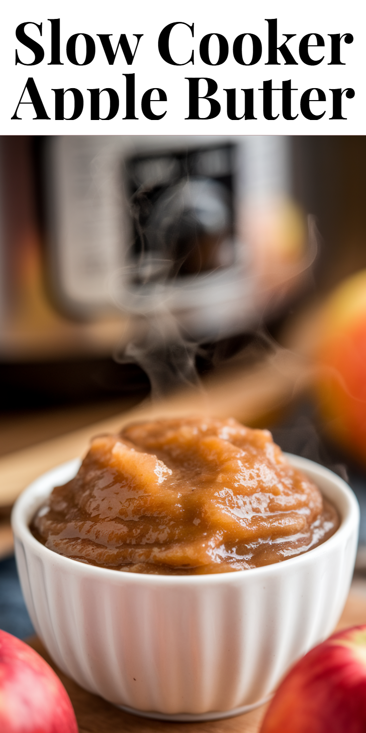Slow Cooker Apple Butter Pinterest Pin