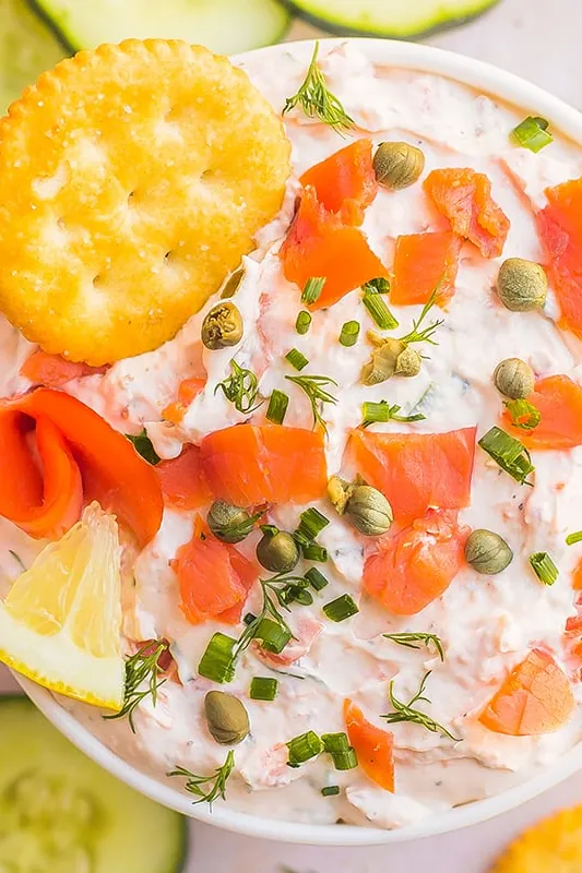 Smoked Salmon Cream Cheese Dip