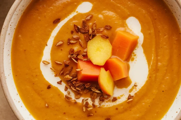 Spiced Carrot Ginger Soup - Featured Image
