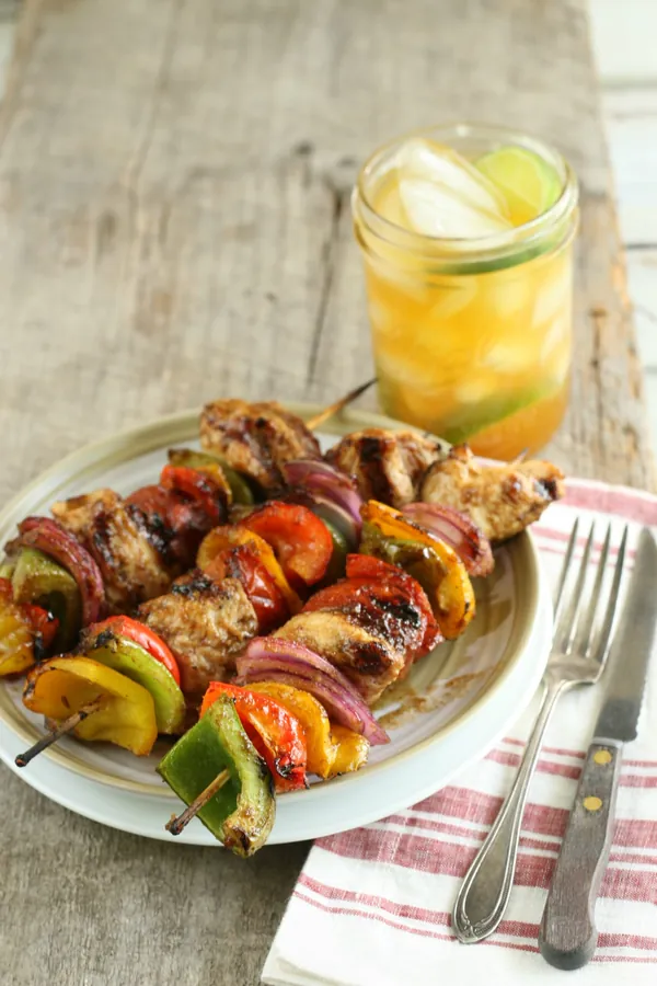 Sweet Maple Barbecue Chicken Kebabs