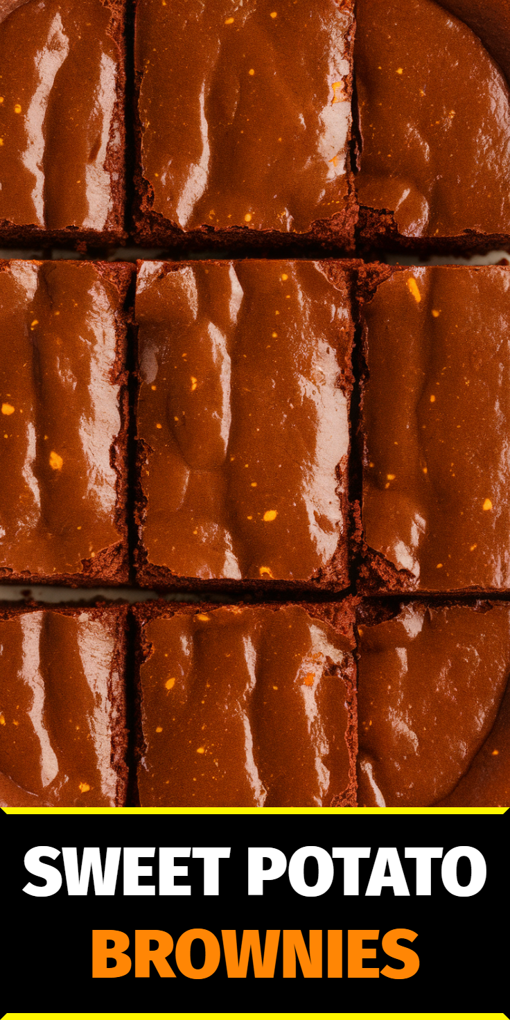Sweet Potato Brownies Pinterest Pin