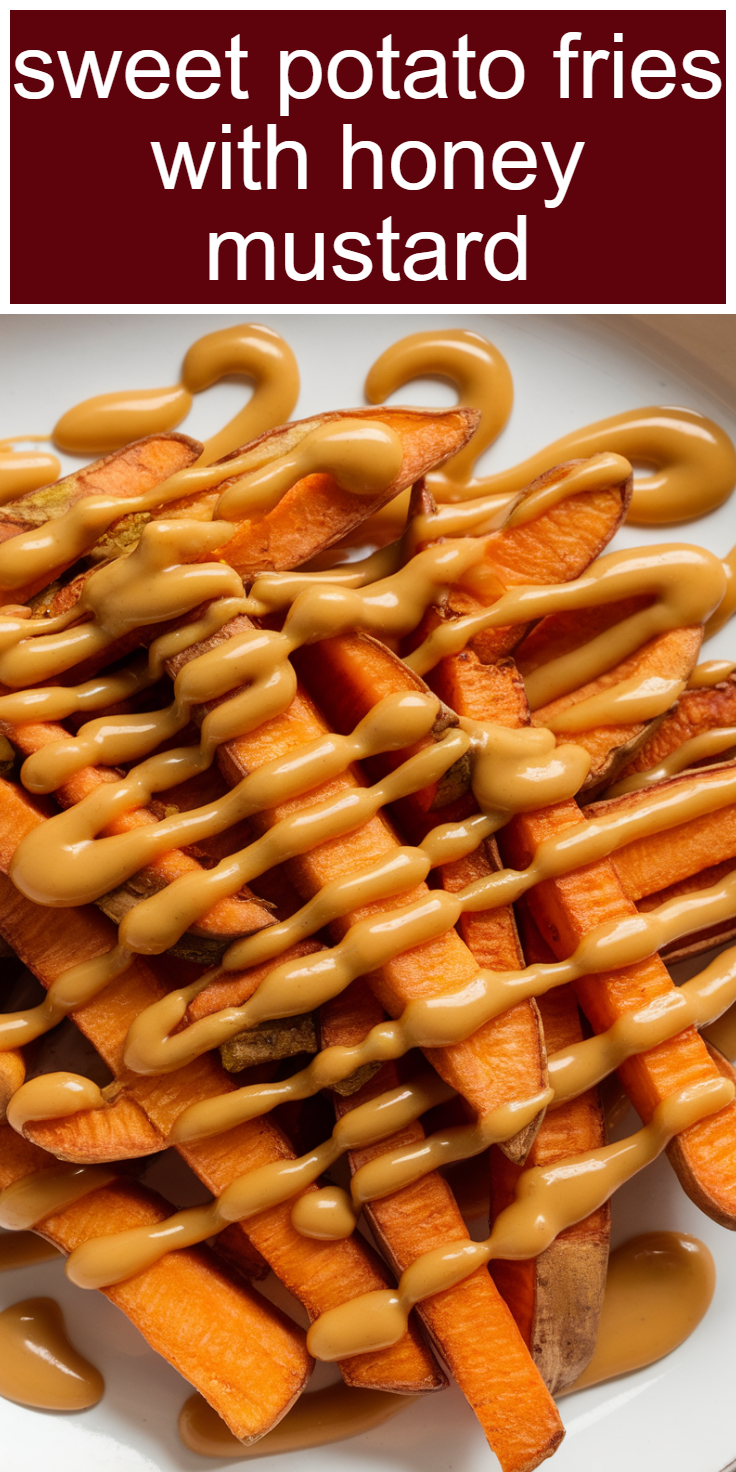 Sweet Potato Fries with Honey Mustard Pinterest Pin