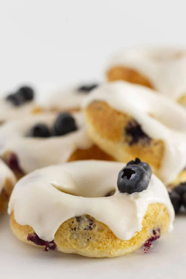 The Best Baked Blueberry Cake Donuts Recipe
