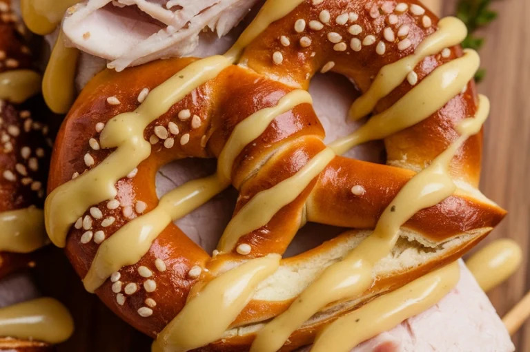 Turkey and Cheese Pretzel Kabobs - Featured Image