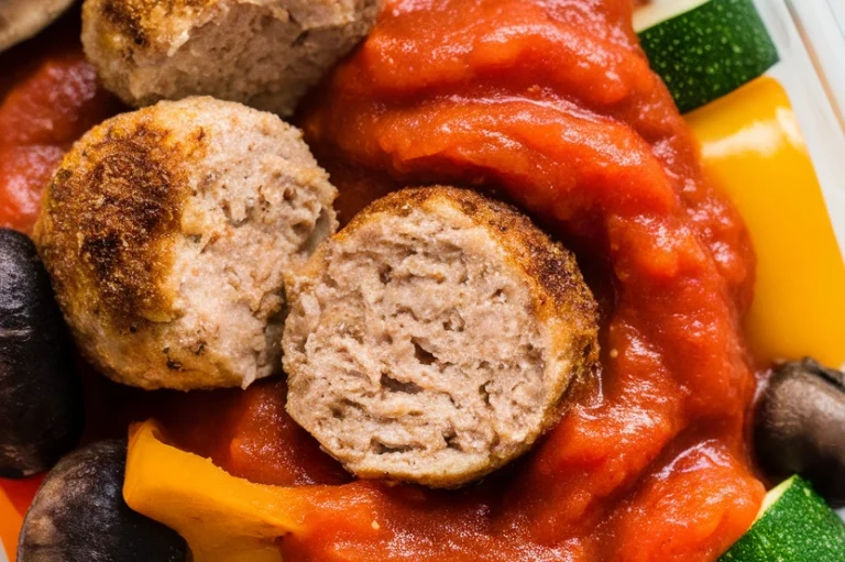 Turkey Meatball Meal Prep Containers - Featured Image