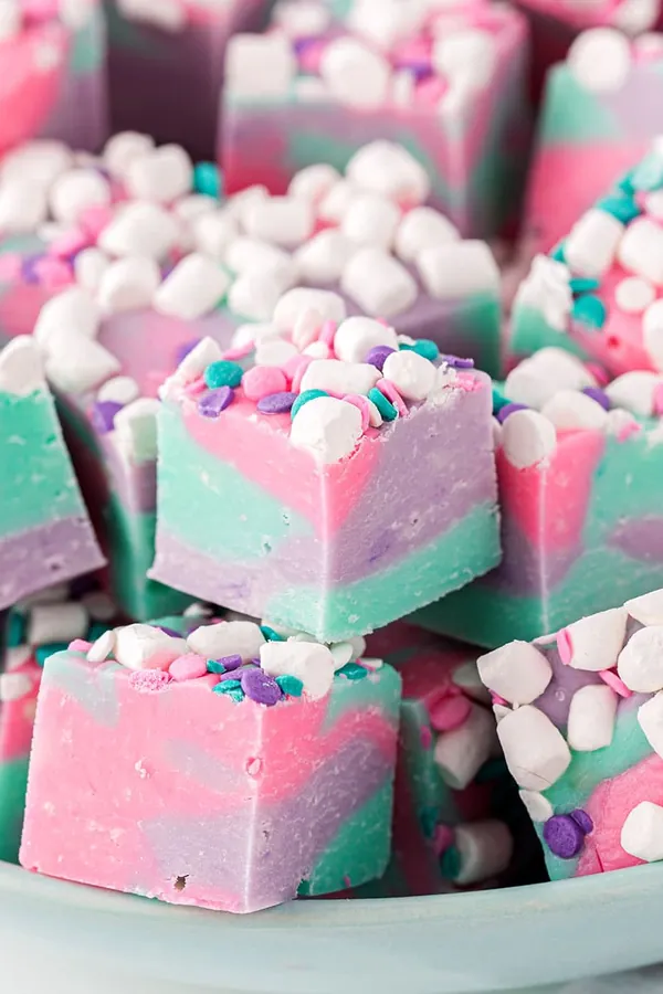 Unicorn fudge