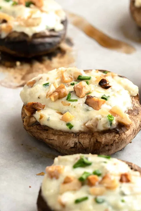Vegetarian Stuffed Mushrooms