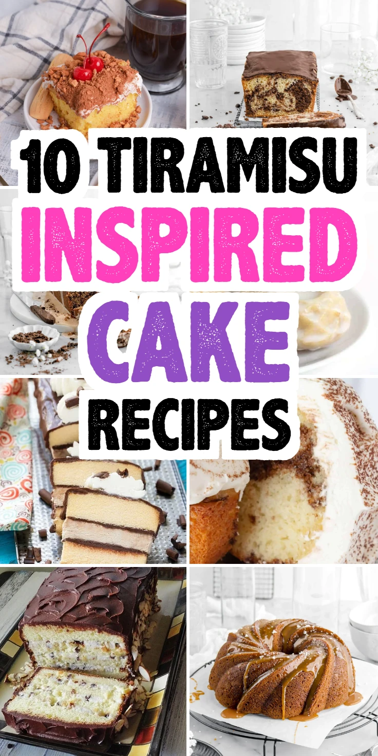 Tiramisu-Inspired Cake Recipes