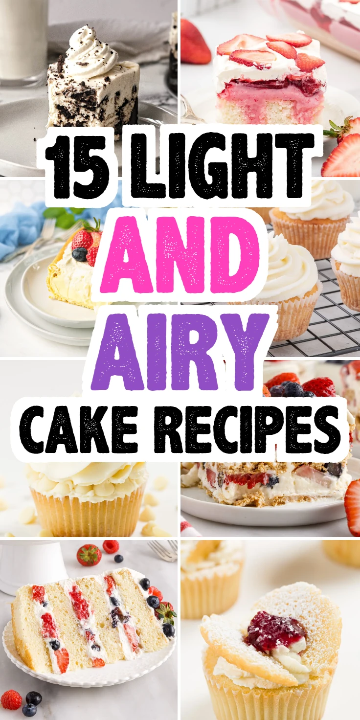 Light and Airy Cake Recipes