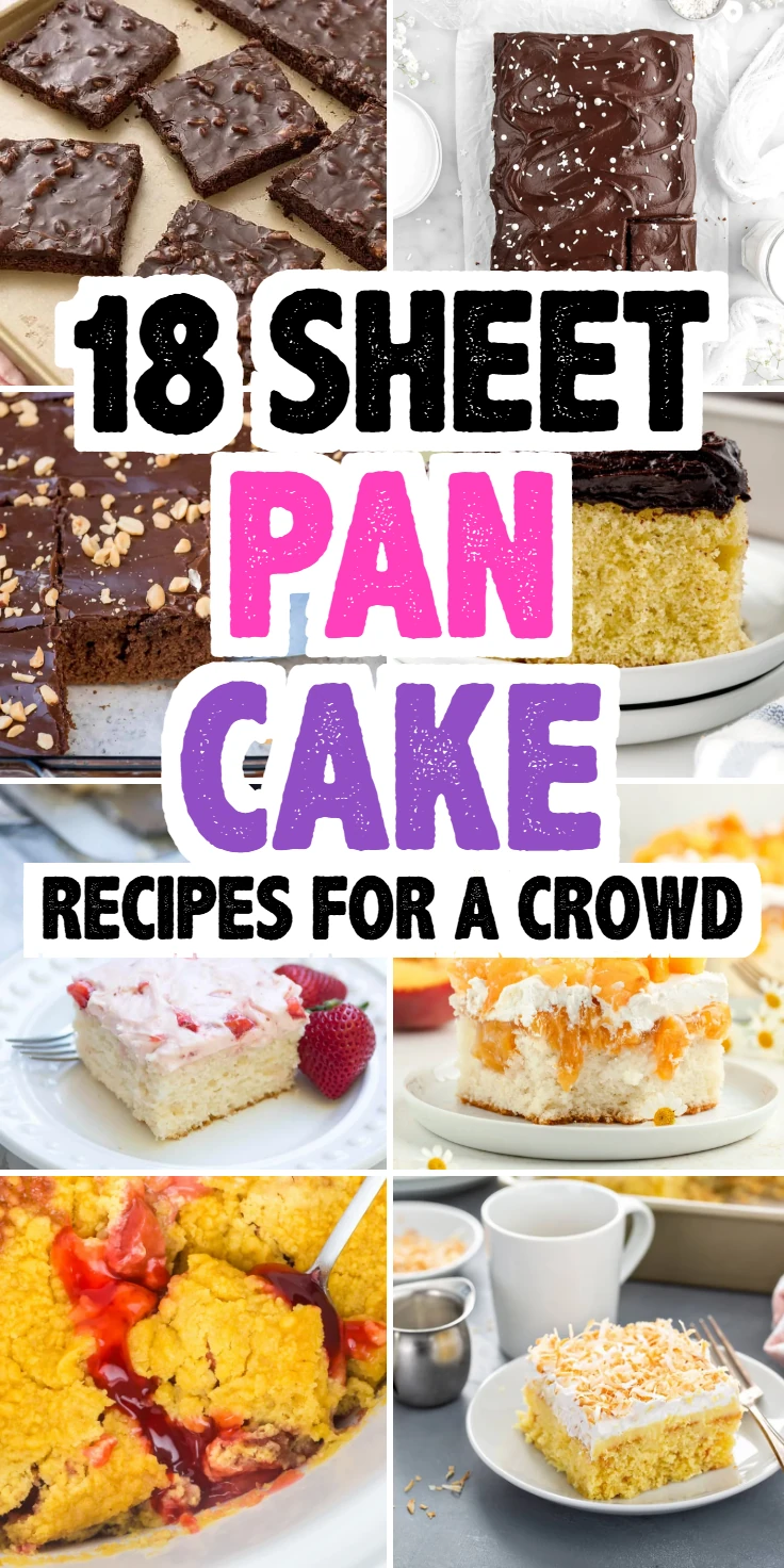 Sheet Pan Cake Recipes for a Crowd