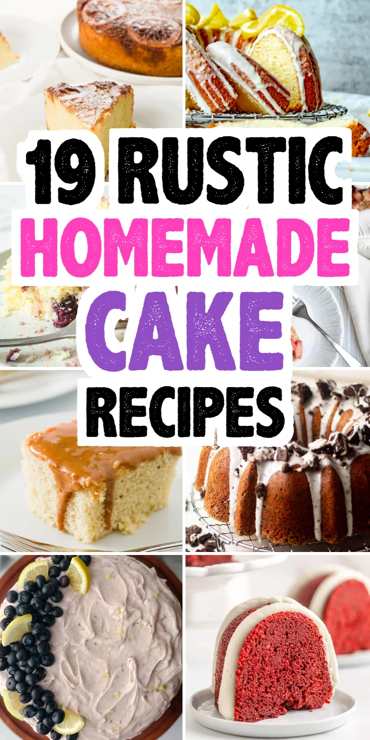 Rustic Homemade Cake Recipes