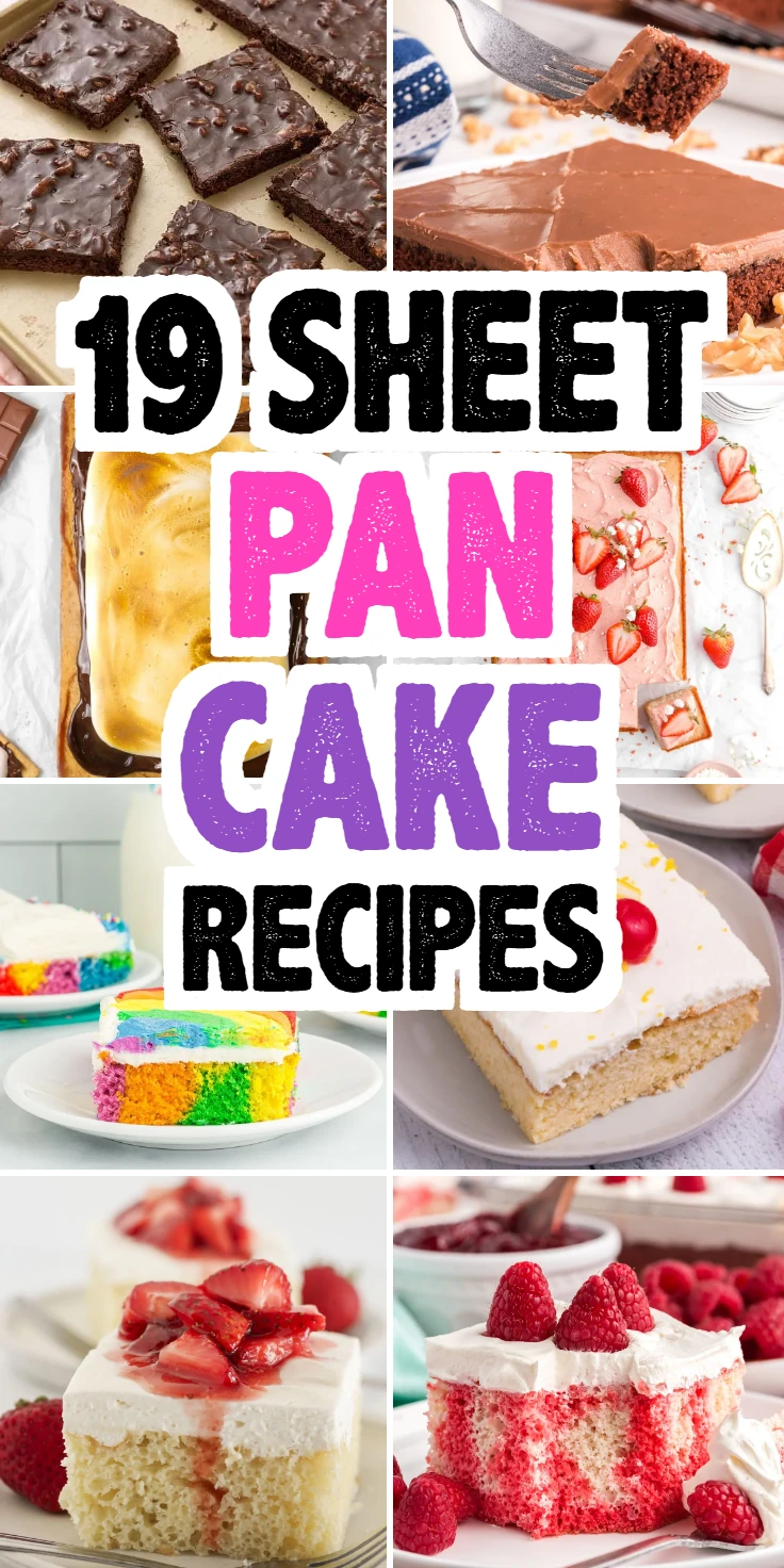 Sheet Pan Cake Recipes
