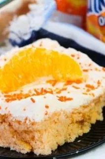 2-Ingredient Orange Creamsicle Cake