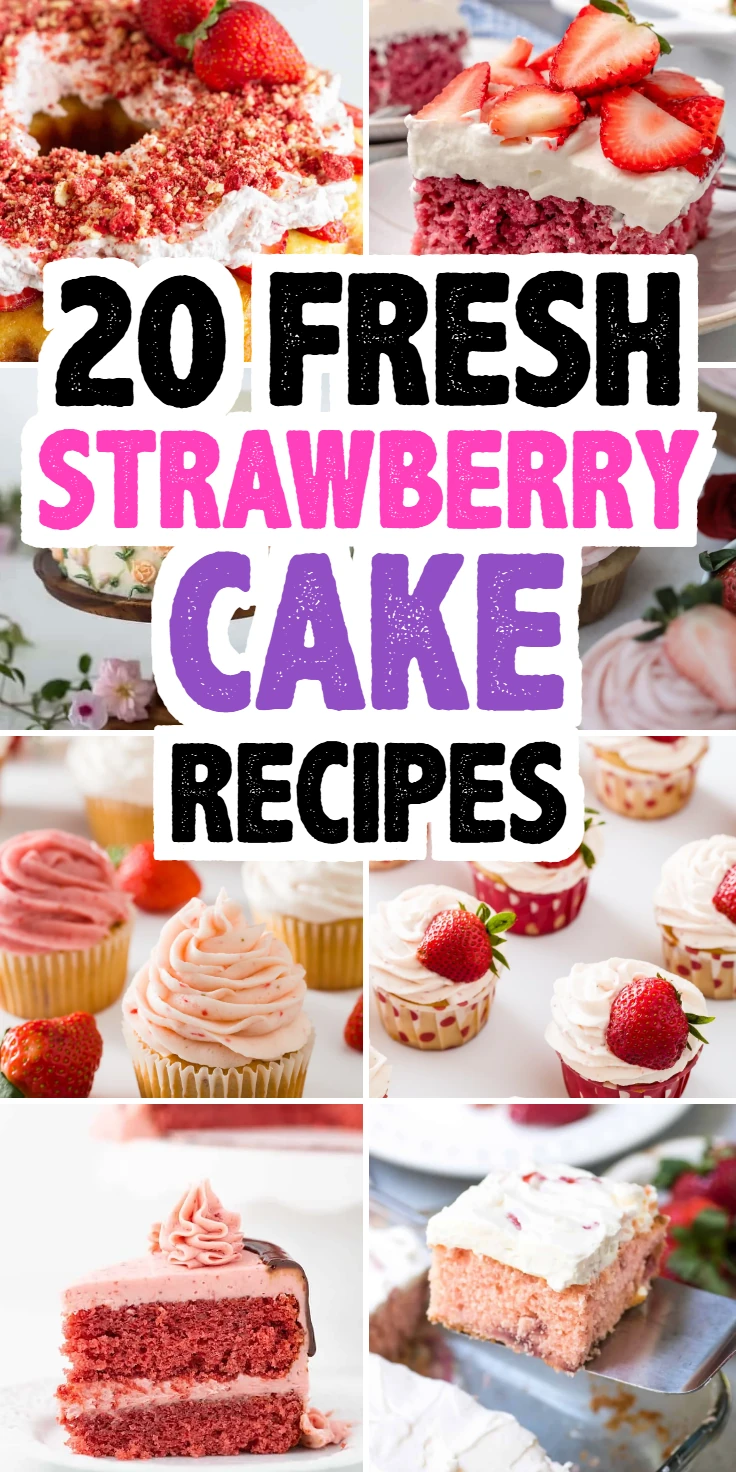 Fresh Strawberry Cake Recipes