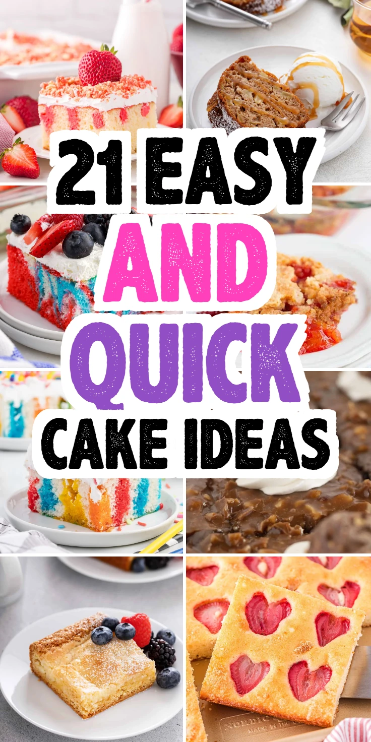 Easy and Quick Cake Ideas
