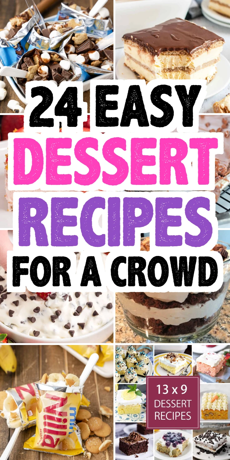 Easy Dessert Recipes for a Crowd