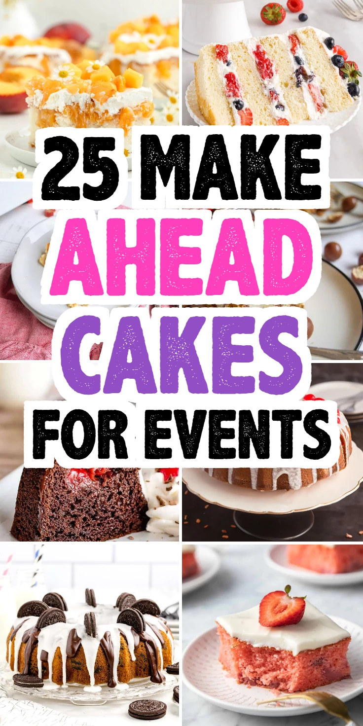 Make-Ahead Cakes for Events
