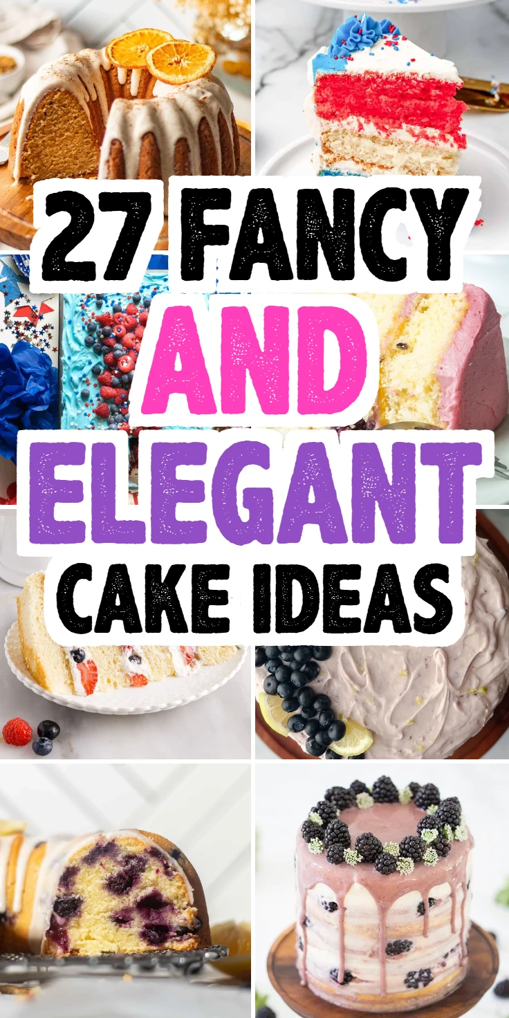 Fancy and Elegant Cake Ideas