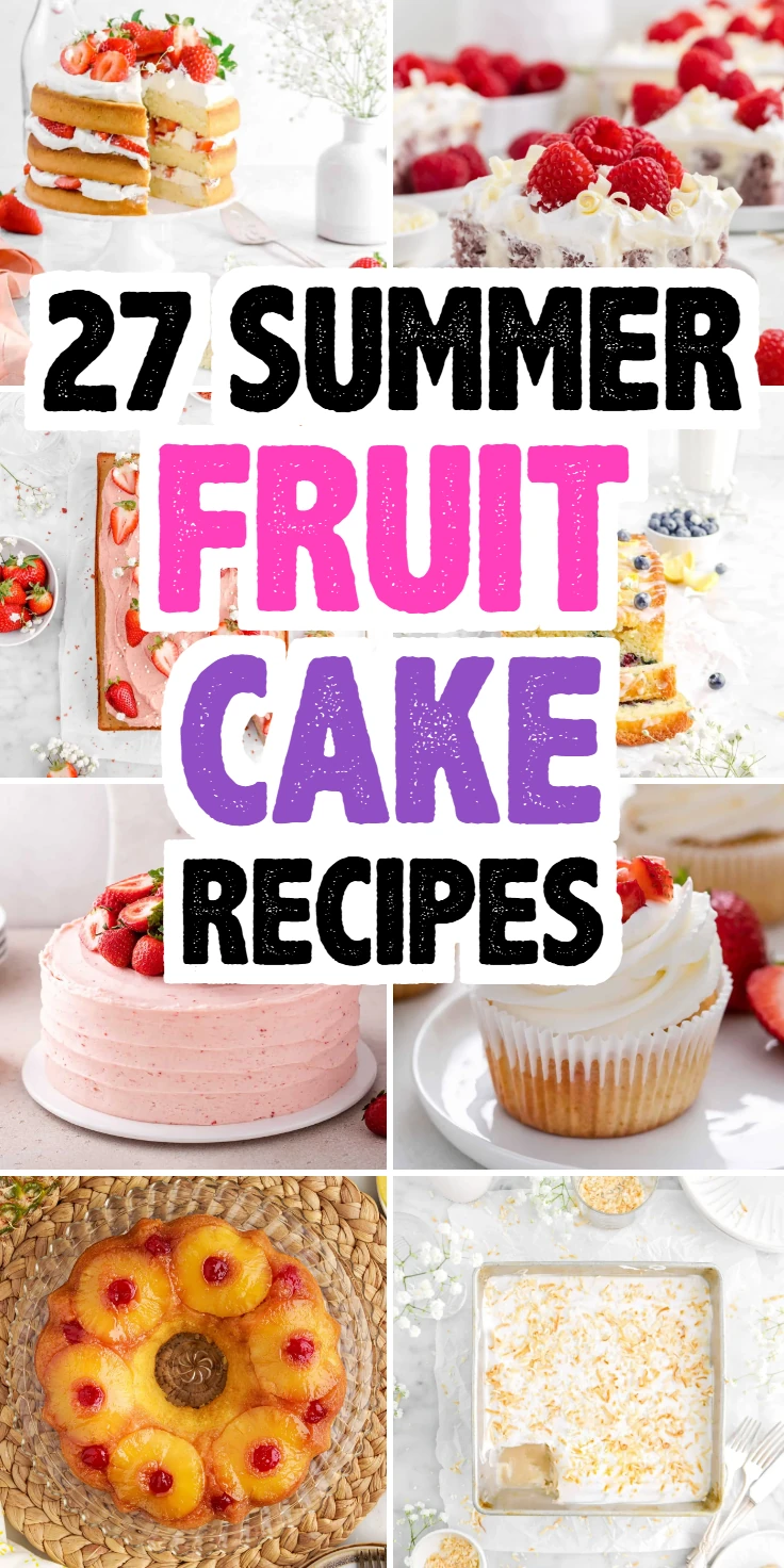 Summer Fruit Cake Recipes