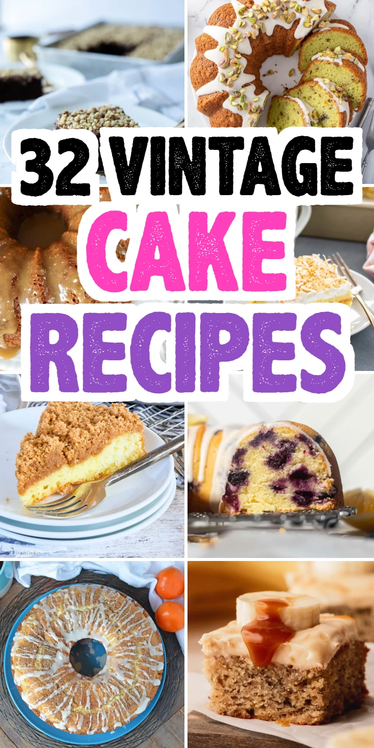 Vintage Cake Recipes
