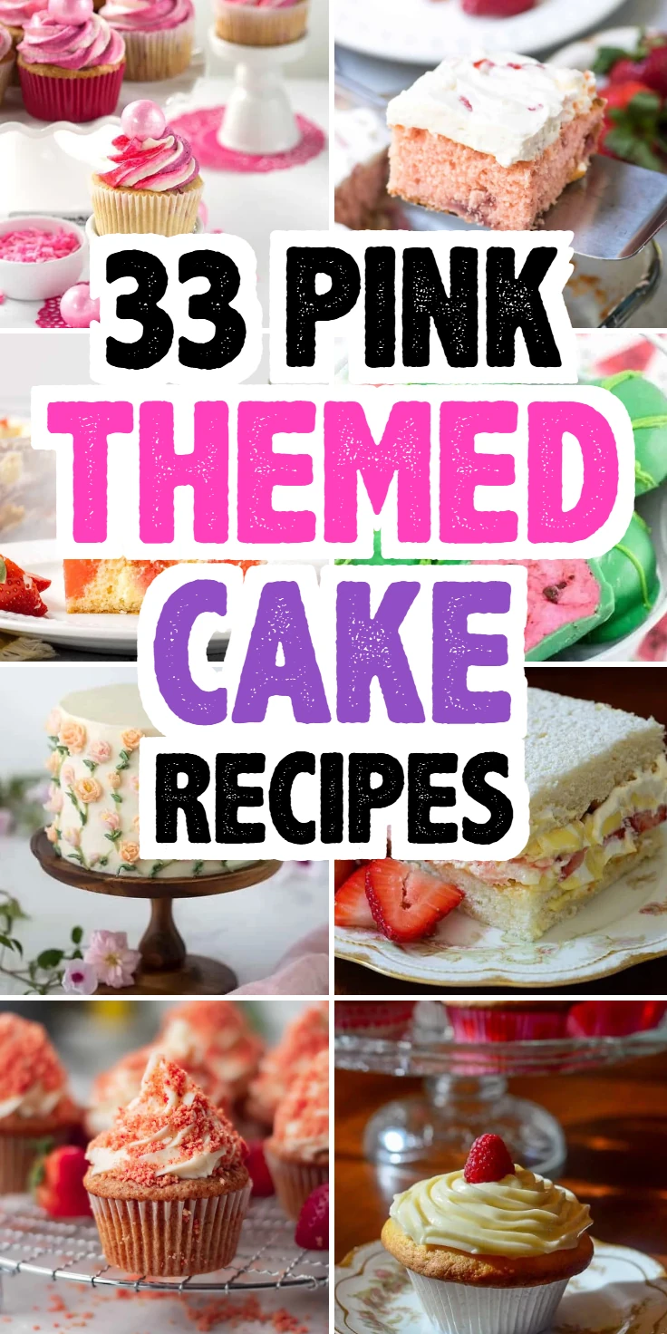 Pink Themed Cake Recipes