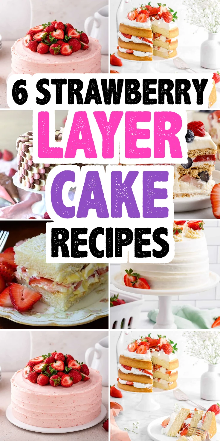 Strawberry Layer Cake Recipes