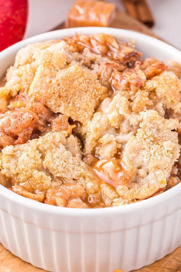 Air Fryer Apple Dump Cake