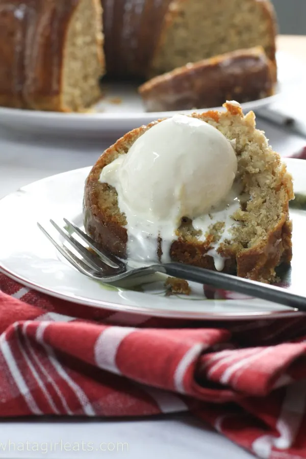 Apple Cake With Cider Glaze