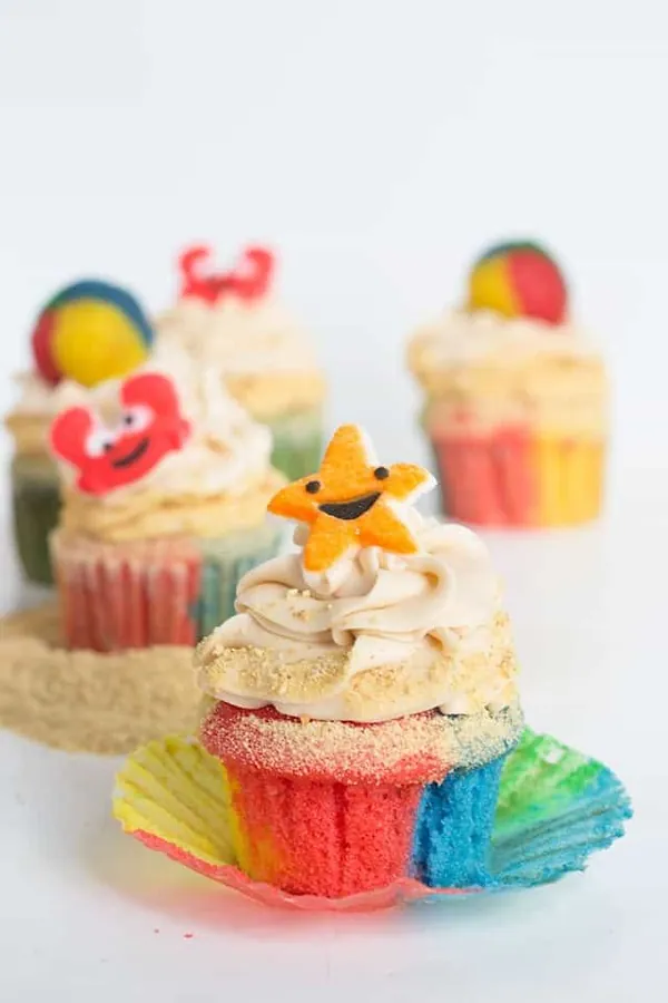 Beach Cupcakes