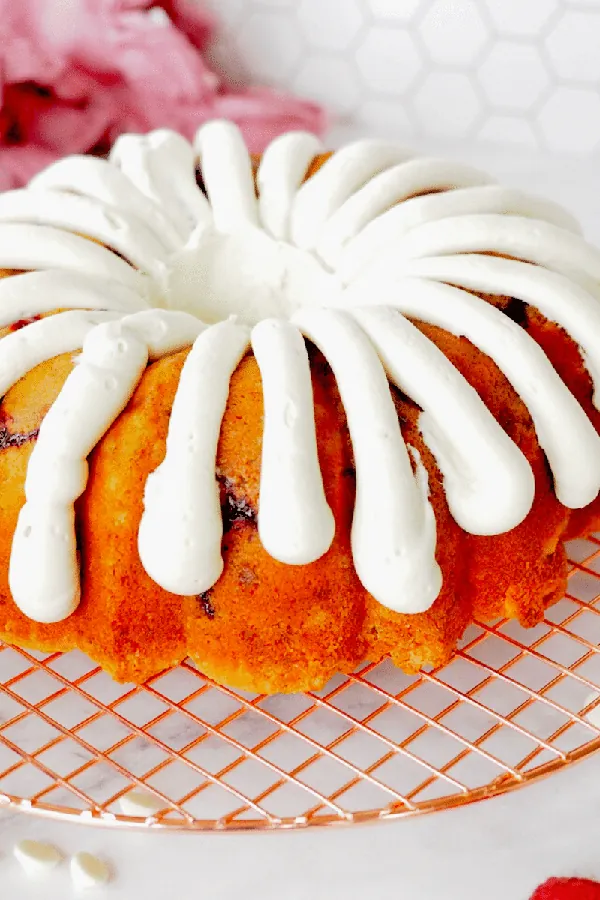 Best White Chocolate Raspberry Bundt Cake