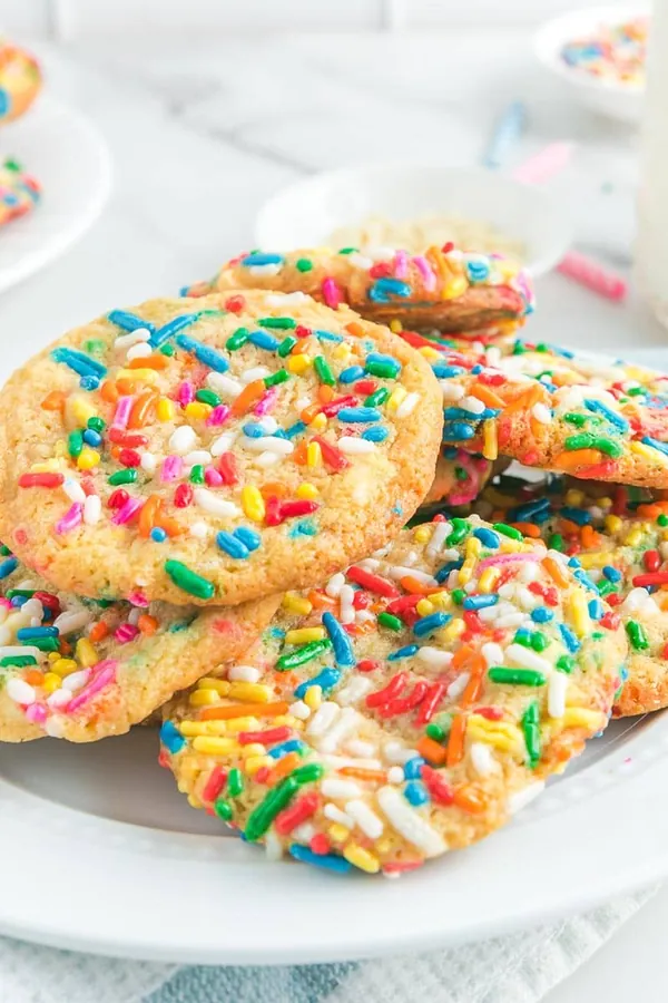 Birthday Cake Pudding Cookies