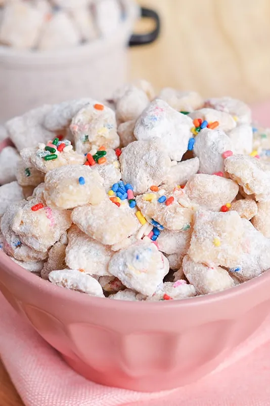 Birthday Cake Puppy Chow