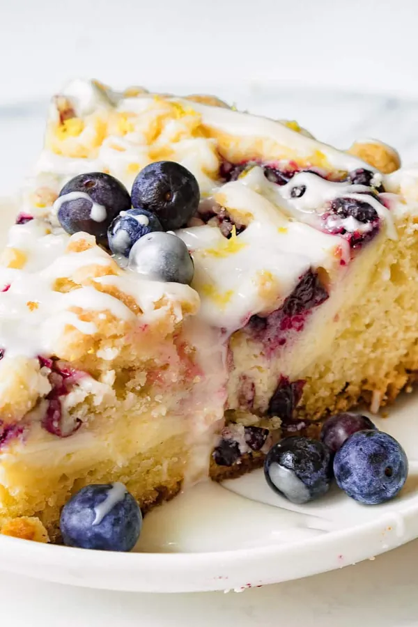 Blueberry Cream Cheese Coffee Cake - Easy Recipe