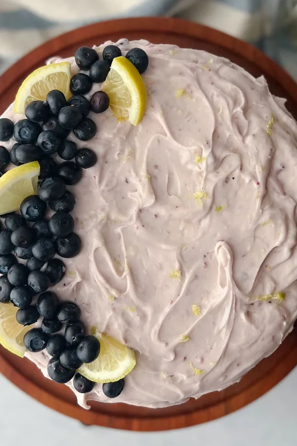 Blueberry Lemon Olive Oil Cake