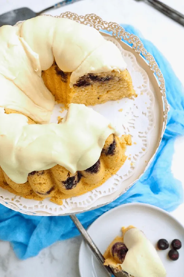 Blueberry Pancake Bundt Cake Recipe
