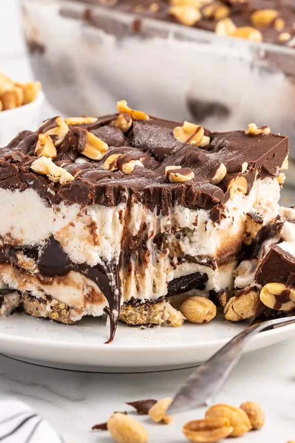 Buster Bar Ice Cream Cake