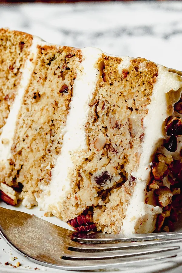 Butter Pecan Cake with Cream Cheese Frosting