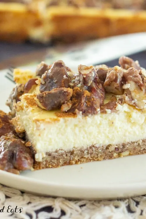 Butter Pecan Cheesecake Bars