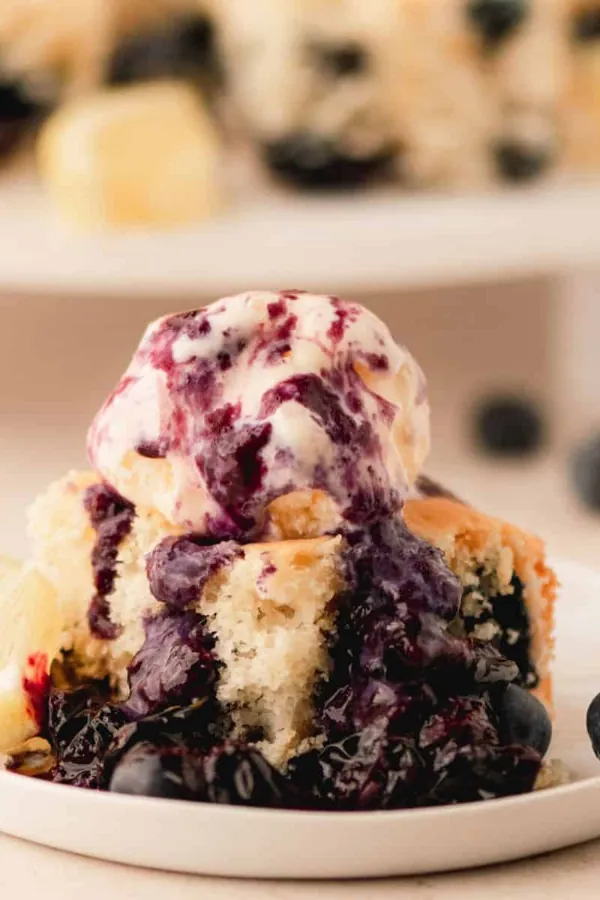 Buttermilk Cake with Blueberries