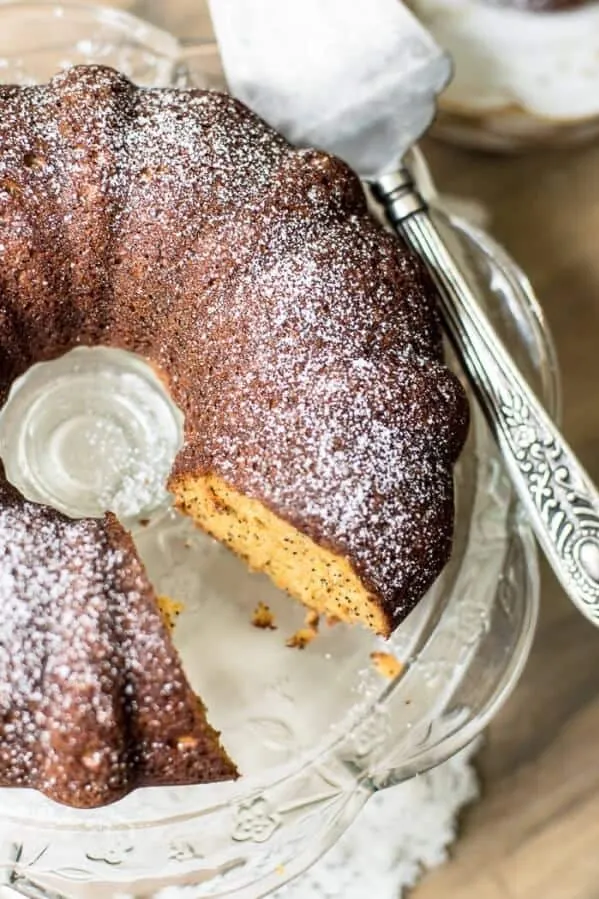 Butterscotch Poppy Seed Bundt Cake