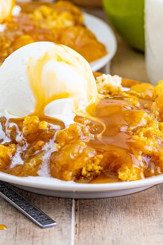 Caramel Apple Dump Cake