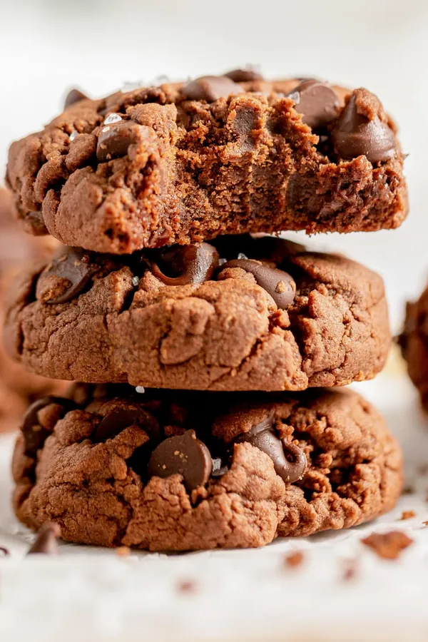 Chocolate Cake Mix Cookies