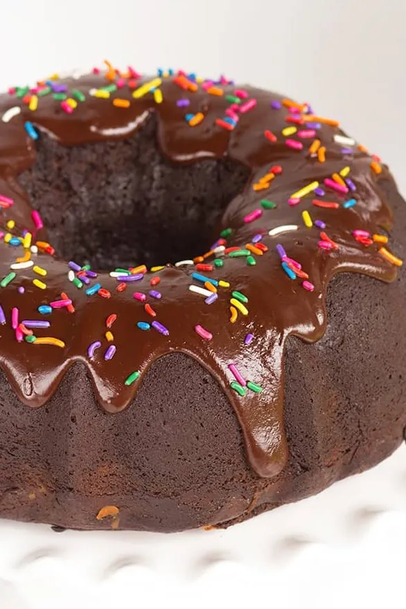 Chocolate Peanut Butter Bundt Cake