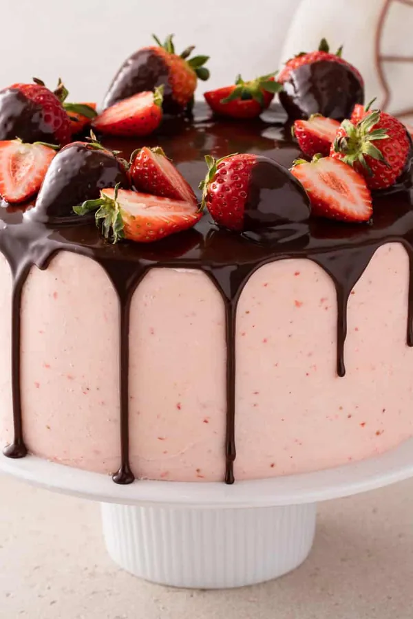 Chocolate Strawberry Cake