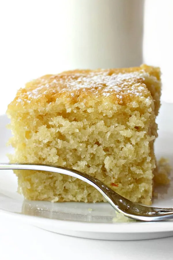 Coconut Milk Snack Cake
