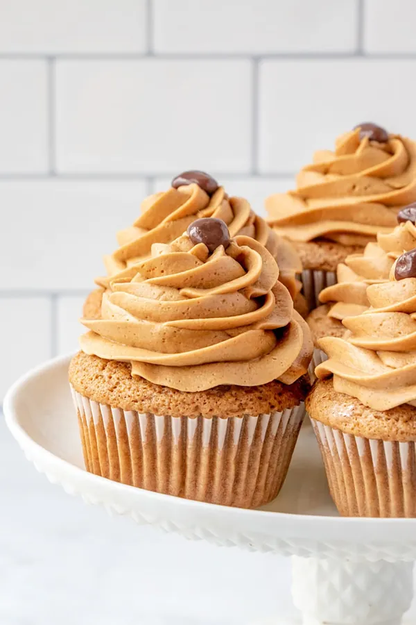 Coffee Cupcakes with Coffee Buttercream