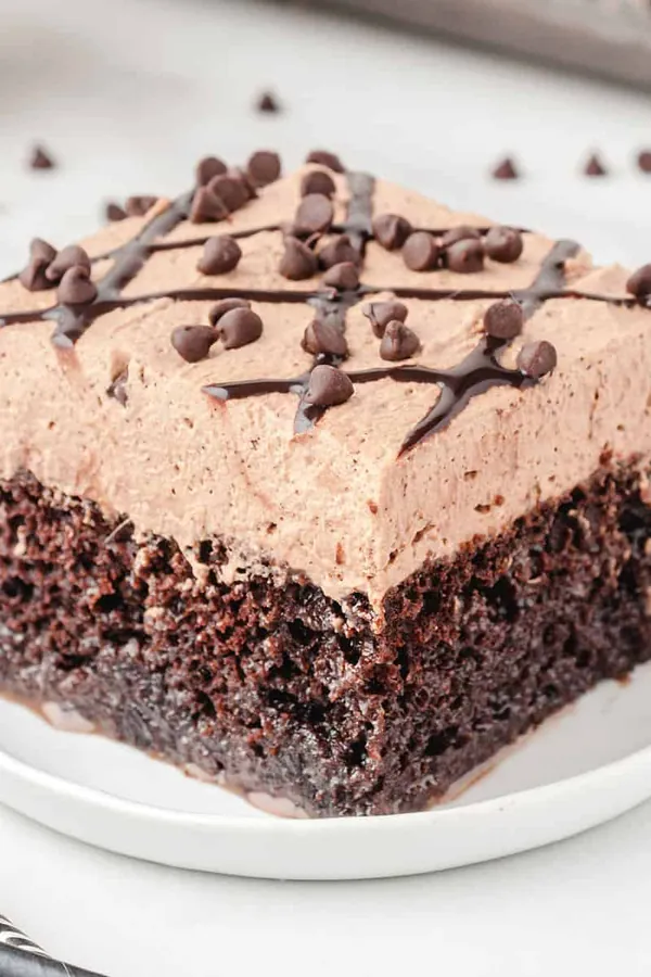 Death By Chocolate Poke Cake