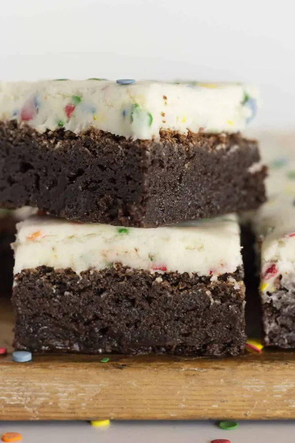 Easy Fudgy Birthday Brownies